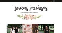 Desktop Screenshot of jovenspreciosas.com